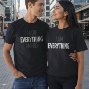 “if lost, return to her” personalized couple t shirt set (copy)